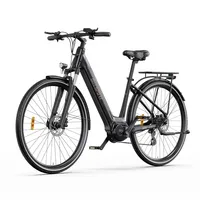 OneSport OT07 mid-mounted electric bicycle, 250W mid-dieve motor, 36V10.4AH battery, 70-90KM range, oil brake, 7 speeds.