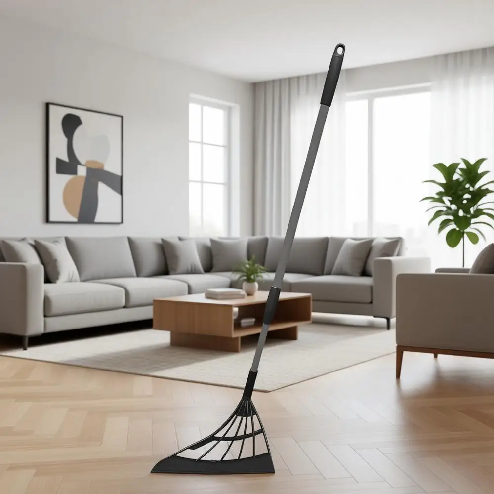 

All-Surface Silicone Broom, Squeegee, Pet Hair Remover - Smart Broom for Indoor Cleaning - Cleans Glass, Dust, Hair, Liquids - S