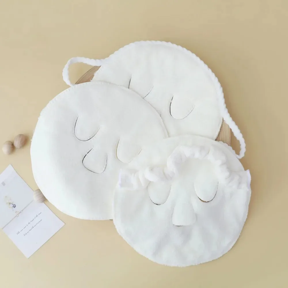 Maschera per la cura della pelle Asciugamano per impacco caldo in cotone Impacco umido Asciugamano per il viso al vapore Apri i pori della pelle Pulito impacco caldo Strumenti per la cura della pelle del viso