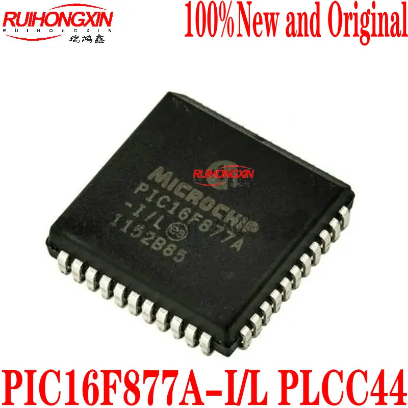 PIC16F877A-I/L PLCC44  100%New and Original