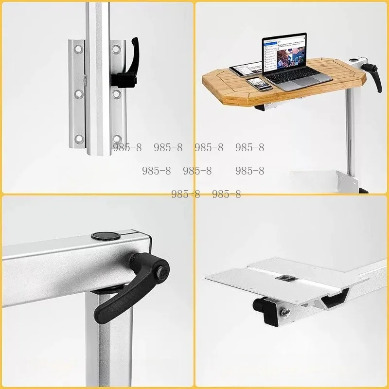 Business Type B Detachable Rear-Seat Table Legs for RV Modification, Adjustable Hidden Rotating Table Frame