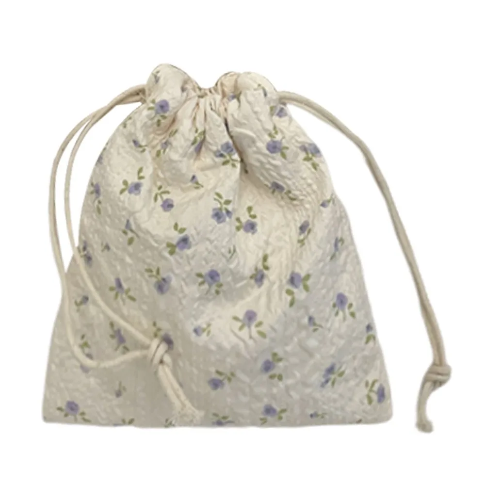 

Creative DIY Gift Bag Large Capacity Multifunction Drawstring Pocket Fabric Anti Dust Coin Bag Lipstick