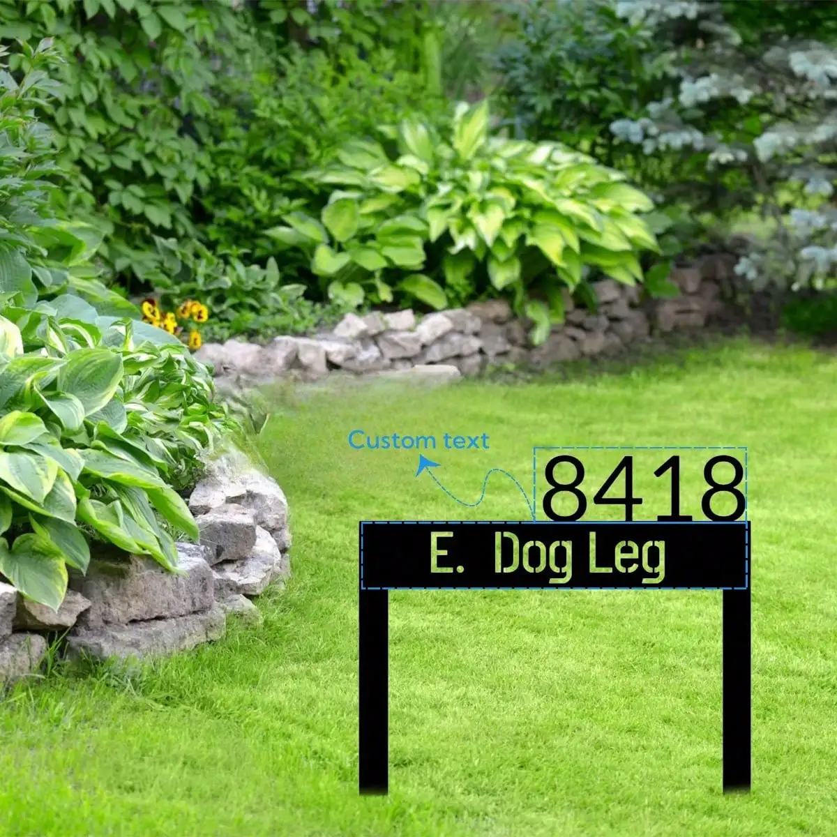 

Современная персонализированная табличка с адресом для двора, металлическая табличка с названием улицы