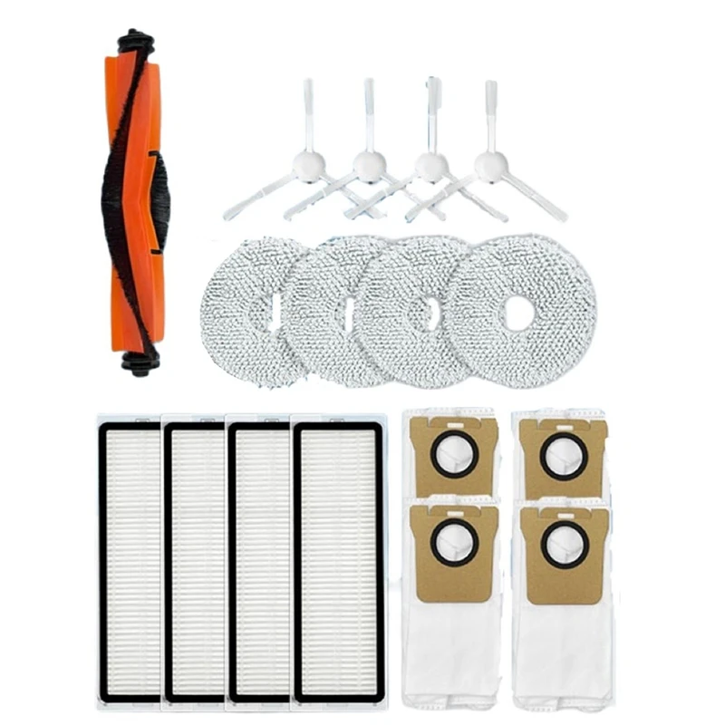 

Лидер продаж, аксессуары для подметального робота T7pro, подходящие для деталей подметальной машины Mijia Stone T6 P5 S5, крышка основной щетки, тряпичный экран, резервуар для воды