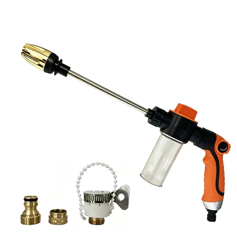 High-Pressure Car Washing Water Gun, External Cleaning Of RV, Foam Kettle Cleaning, Garden Water Hose Nozzle, Garden Shower,