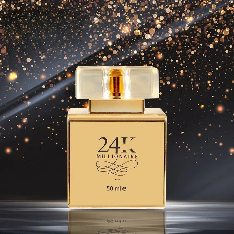 

50ML Fashion 24K Ladies Flower Fragrance Fruit Fragrance Unisex Perfume Long Lasting Fragrance Perfume Southeast Asia Perfume