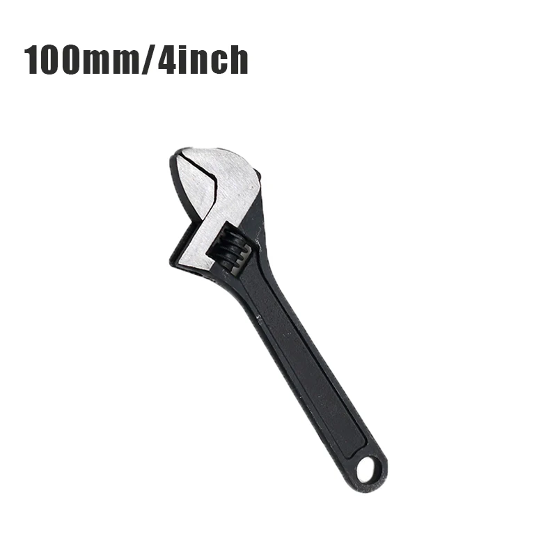 1 Stück Stahl 2,5 Zoll-4 Zoll Schwarz/Silber Affenschlüssel Mini-Maulschlüssel Mini-Werkzeug Verstellbarer Schraubenschlüssel Mini-Werkzeug Schaltschlüssel – Detail 6