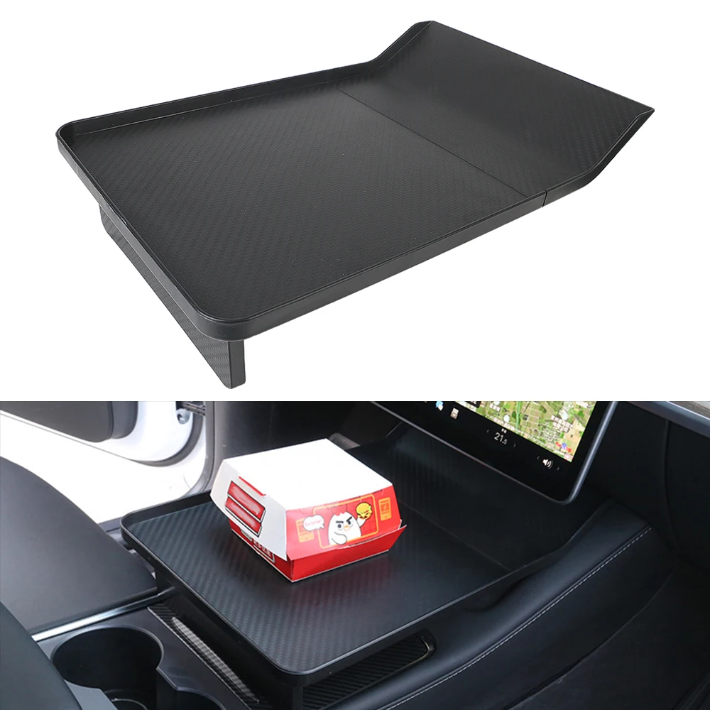 

Мини-стол «сделай сам», портативный стол, центральная консоль, подстаканник, тарелка, автомобильный поднос для Tesla Model 3 Y, бутылка для напитков, кофе, органайзер для еды