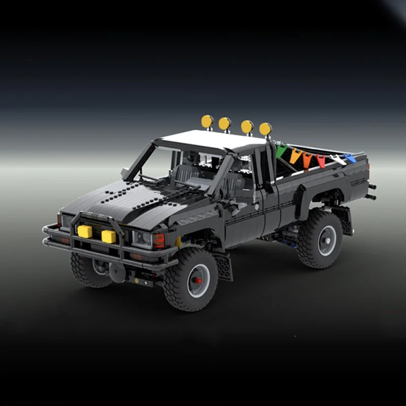 3208 stücke MOC Marty S Toyota Zurück Die Zukunft Iconsed Modell Bausteine Weihnachten Geschenk Architektur Spielzeug DIY Kreative Ziegel Kinder