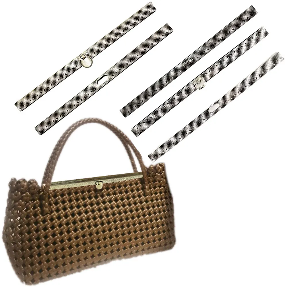 

10PCS 19cm Metal Embossed Bag Lock Clutch Coin Purse Frame Bags Clasp Sewing Hardware Wallet Accessories HandBag Parts