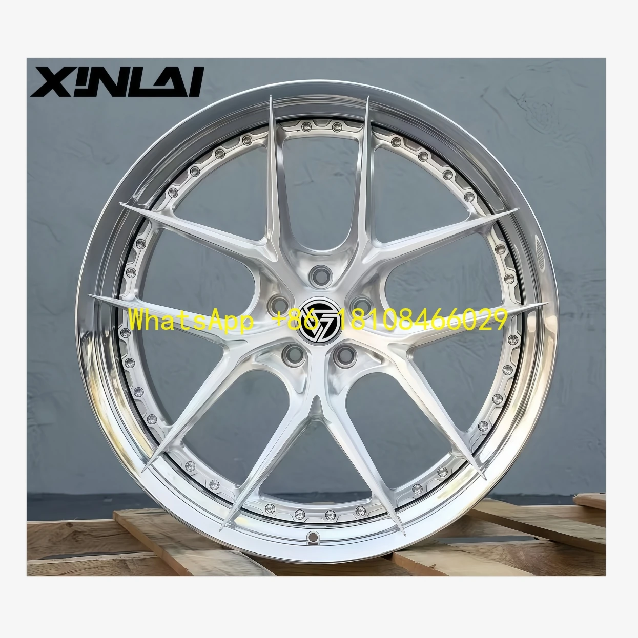 

Hot Sale 2 Piece Forged Brushed Polished 5x120 5x112 5x114.3 18 19 20 21 22 Inch Wheel for Racing Car Wheel