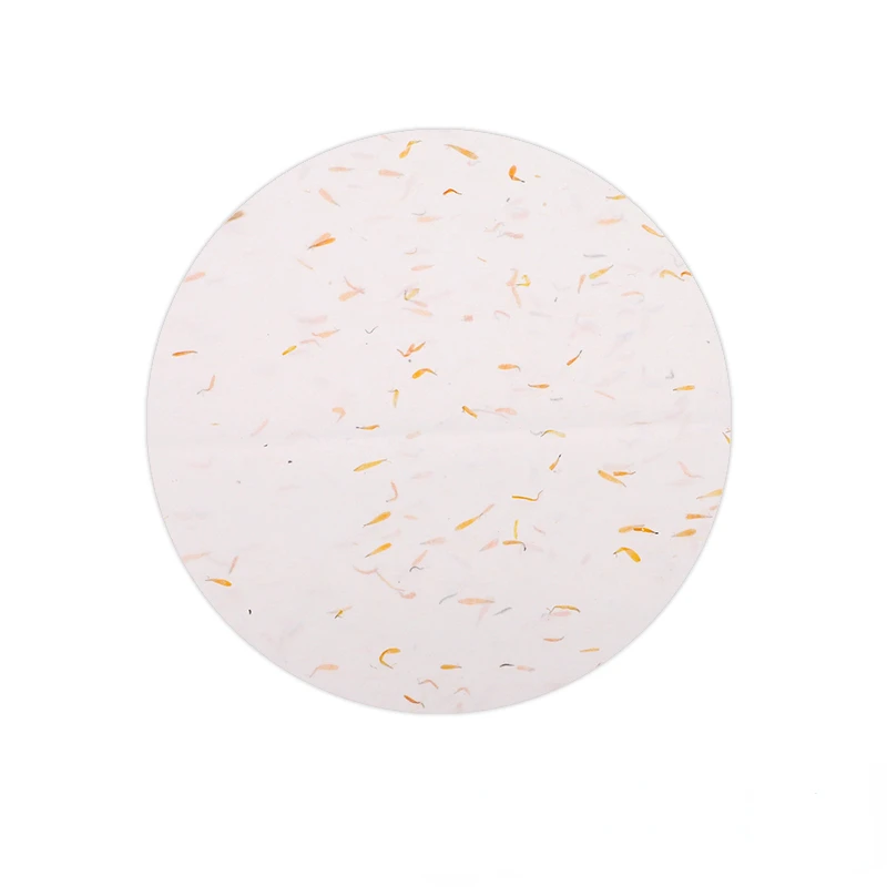 

Xuan Paper Round Half-Ripe Rice Paper Calligraphy Painting Mounting Yun Long Plant Fiber Papier Papel Arroz Papel Para Dibujar