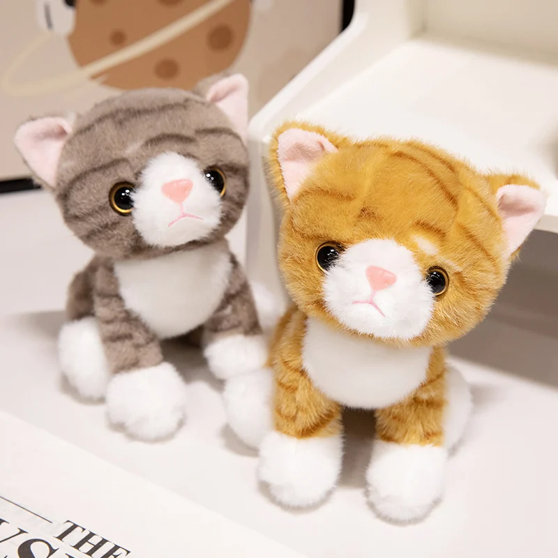 15cm kawaii gato brinquedo de pelúcia boneca animal de pelúcia gato pingente para saco mochila decoração aniversário presente natal para meninas crianças