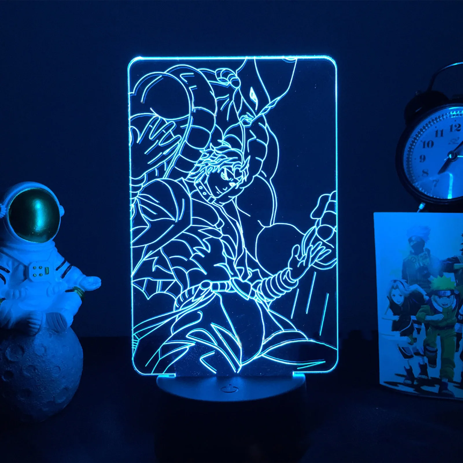 Acrylic 3D Lamp Anime Jojos Bizarre Adventure For Home Decor Light Birthday Gift Manga Jojos Figure LED Night Light Jotaro Kujo