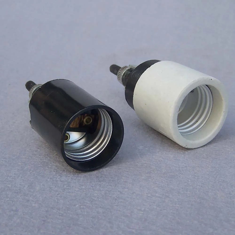 

For Lamps Lighting Accessories Twist Type Two-way Rotary Switch E27 Lamp Holder Ceramic Bakelite Rotary Switch