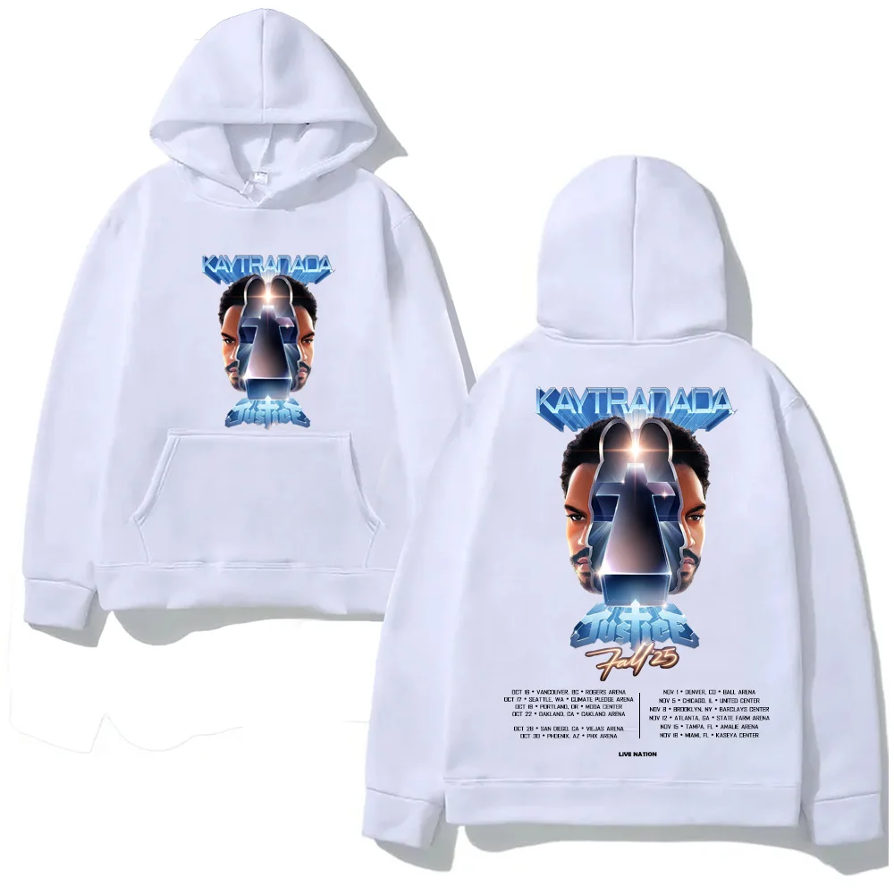 

Kaytranada TOUR2025 Hoodie Fashion Sweatshirts Hip Hop Aesthetic Hoody Classic Unisex Clothes rapper Soft Punk Hooded Pullovers