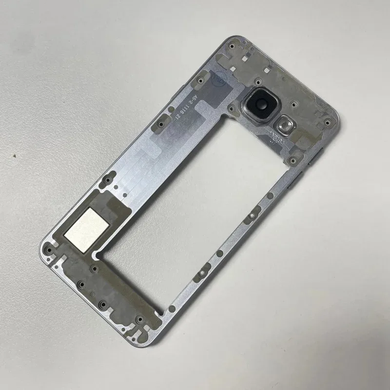 Для Samsung Galaxy A3 A310 A5 A510 A7 A710 2016, корпус средней рамки с боковой кнопкой, запасные части