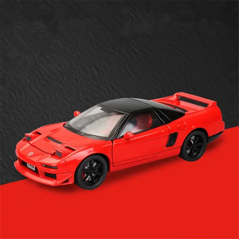 

1:32 HONDA Acura NSX, модель спортивного автомобиля из сплава, литье под давлением и игрушечный транспорт, металлическая модель гоночного автомобиля, имитация звука и света, подарки для детей