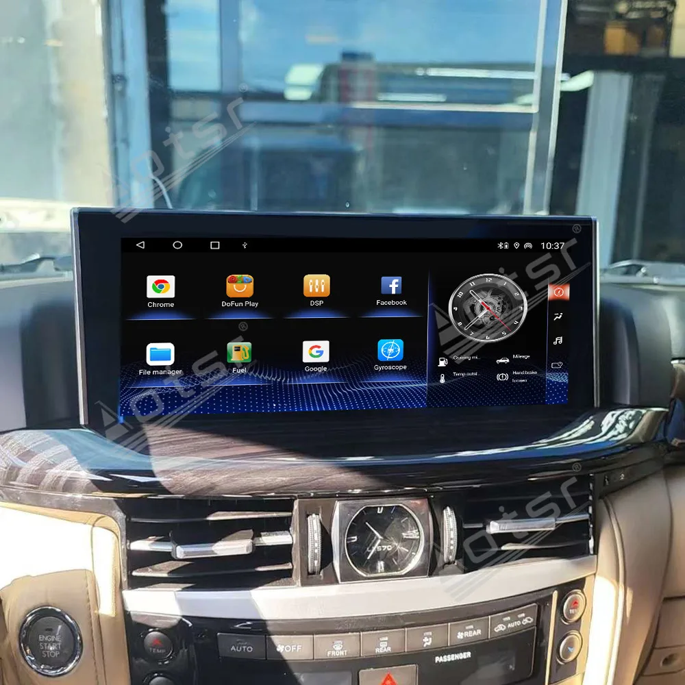 10.25'' Android 13 for Lexus LX570 2008-2015 Touch Car Screen Navigation Apple Carplay Car Radio DSP BT Multimedia Player 4G GPS