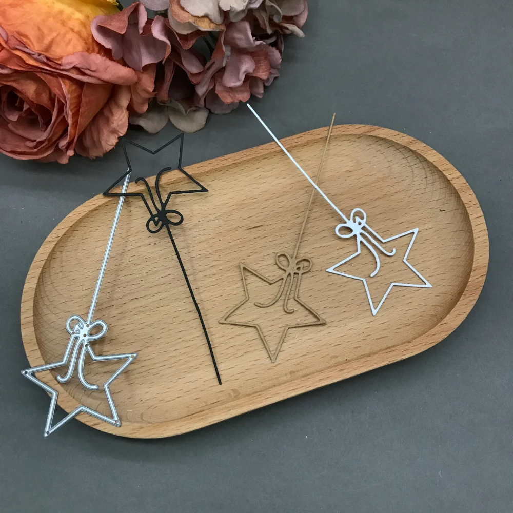 Star Chain Metal Cutting Dies Stencils For DIY Scrapbooking Decorative Embossing Handcraft Die CutsTemplate