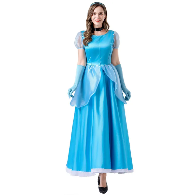 

Halloween Women Princess Cinderella Costume Fairy Tales Sexy Goddess Princess Cosplay Cinderella Princess Fancy Dress