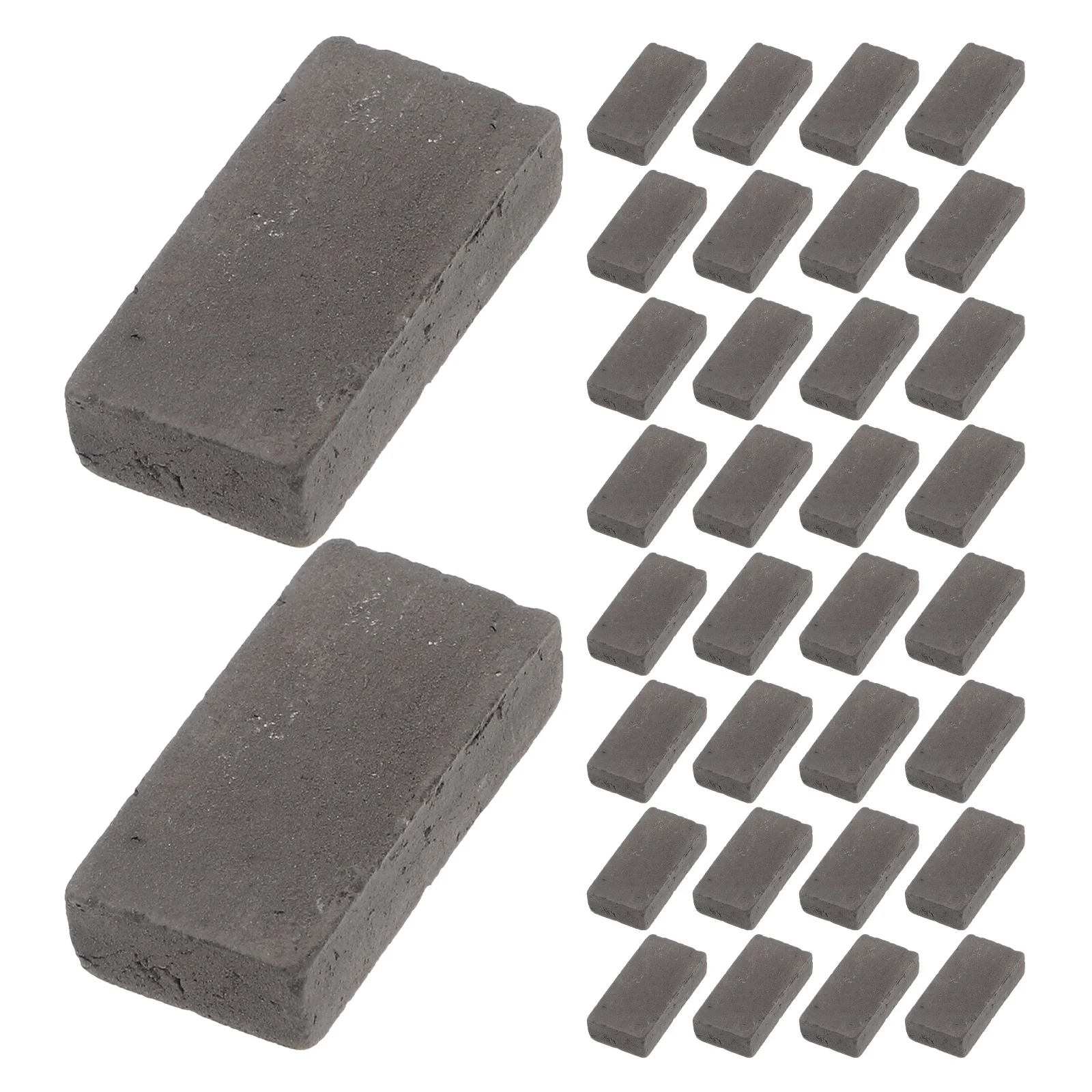 

80Pcs Fake Bricks for Turtle Habitat - Smooth Edge Landscaping Blocks - DIY Miniature Garden Decor Simulation Brick for Tank
