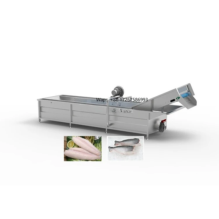 Bubble Pangasius Fillet Mackerel Anchovy Shrimp Fish Washing Machine