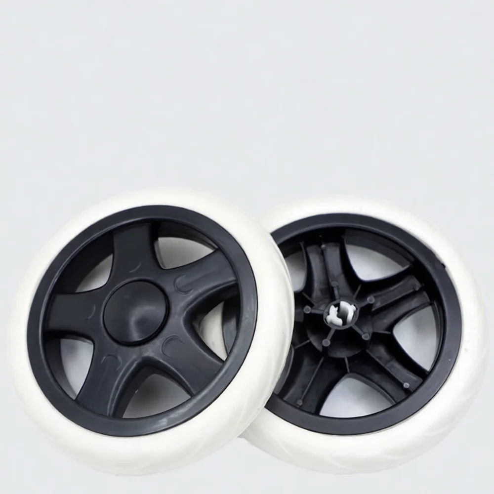 Universal Replacement Rubber Caster For Grocery Shopping Trolley Cart Trailer Hand Truck Silent Wheel Parts Accessories Supply