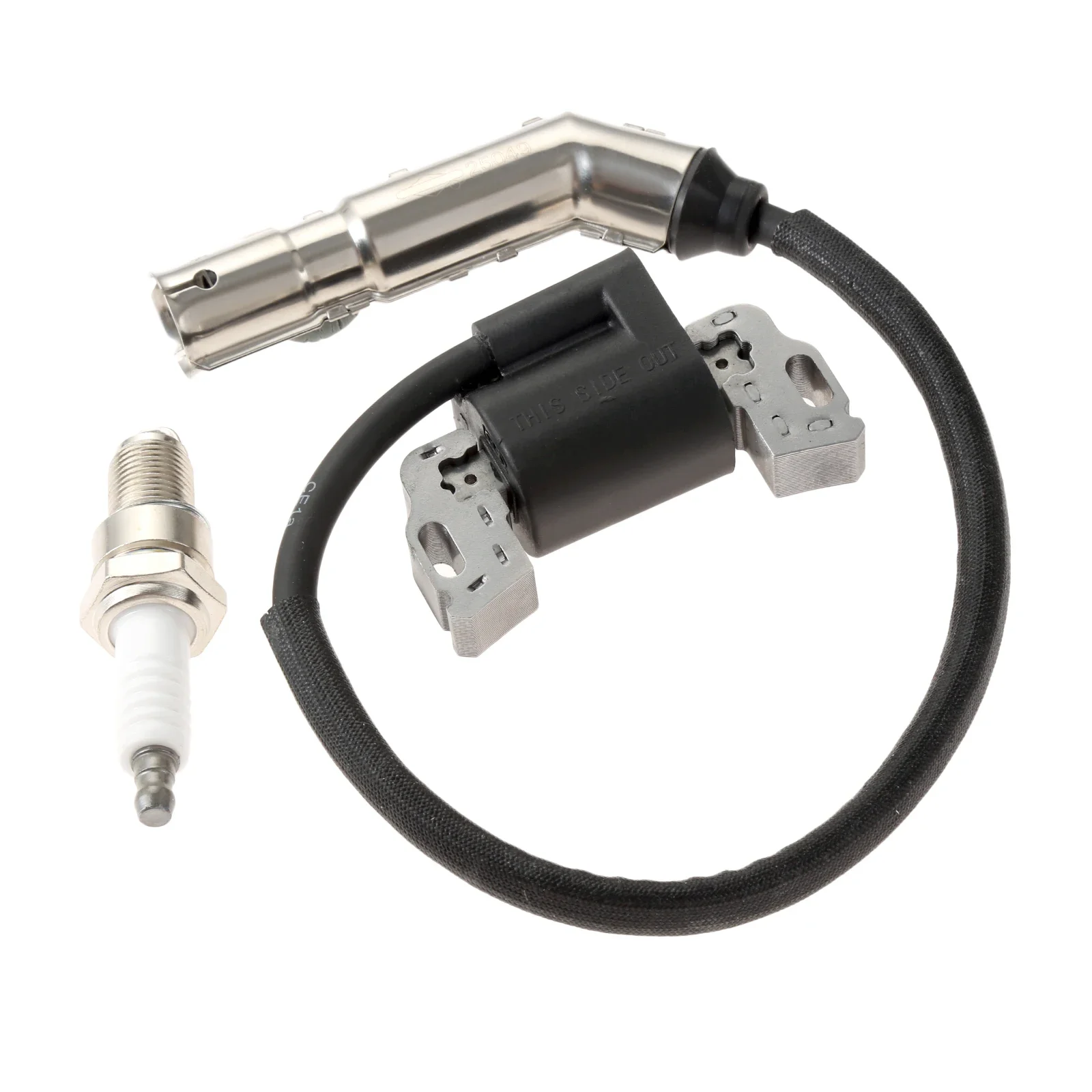 Bobina de encendido 595304 con bujía Magneto Armadura para cortacésped Poulan Craftsman MTD Troy-Bilt Briggs & Stratton 286702
