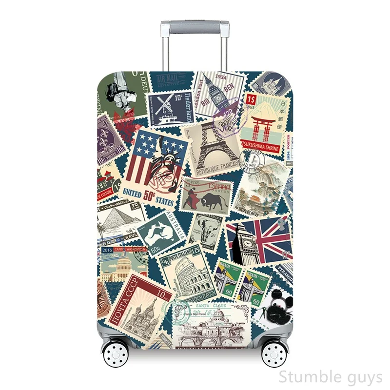 

Elastic Anti-Dust Suitcase Protector Protective Washable Durable Luggage Cover Reliable For All Trip Types 18-32 Inch
