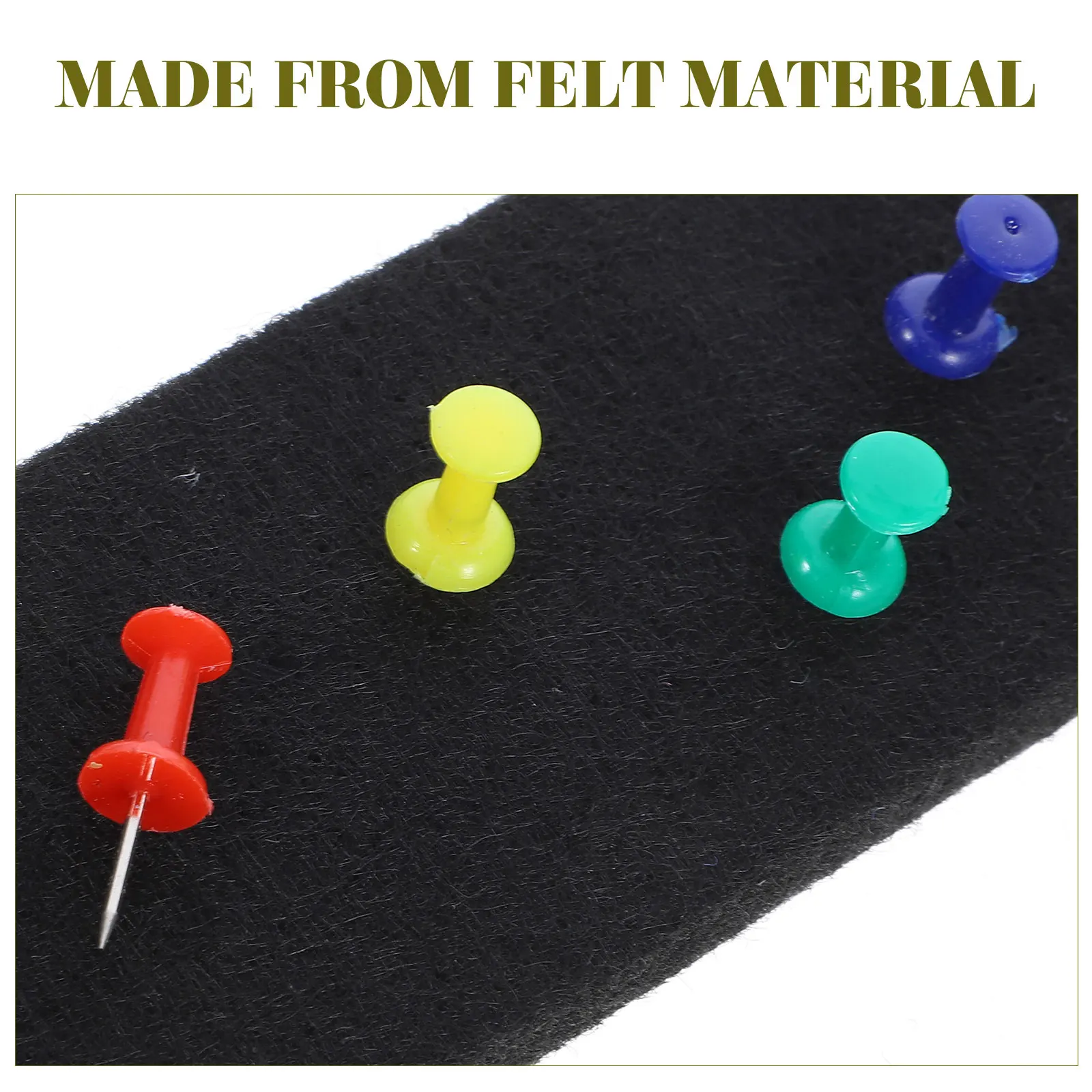 

8pcs Adhesive Pin Strip Diy Sticky Memo For Office Home Classroom Wall Cork Pinboard Small Felt Boards Black Strip Felt Bulletin