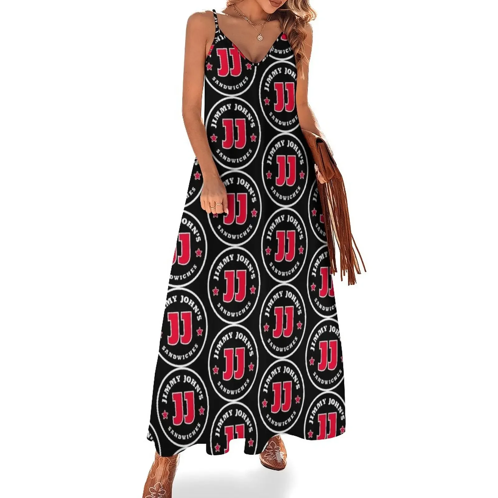 

Best Of Jimmy John's Sleeveless Dress Women long dress Long dress
