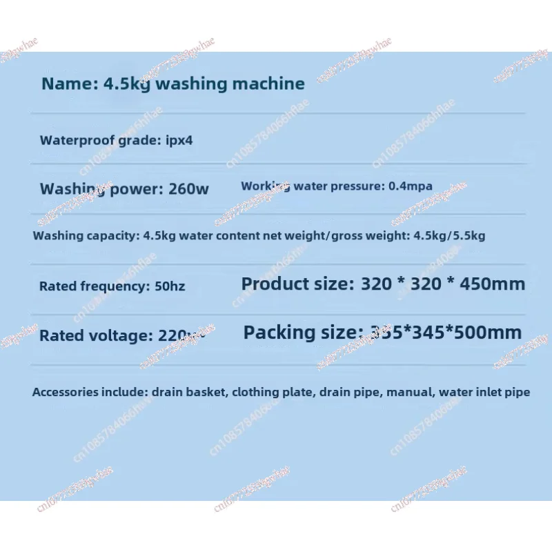 110V 220V Portable Washing Machine Large with Dryer Bucket for Clothes Shoe Mini Washing Machine Automatic Underwear Sock Washer