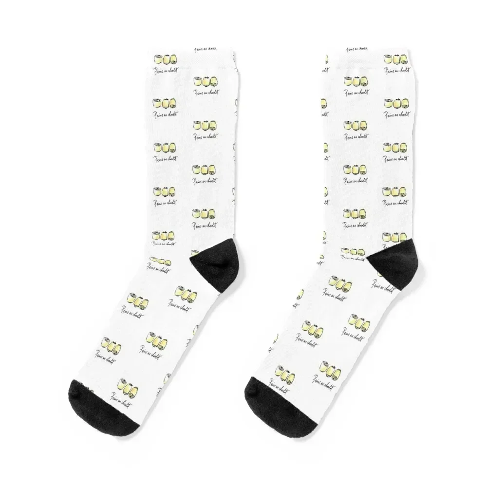 

Pains au chocolat Socks funny gifts luxe floral hip hop Socks For Women Men's