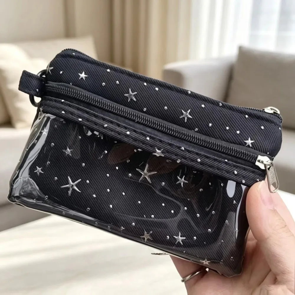 Sweet Star Angel Wings Clutch Mini Portable Coin Purse Card Wallet for Girls