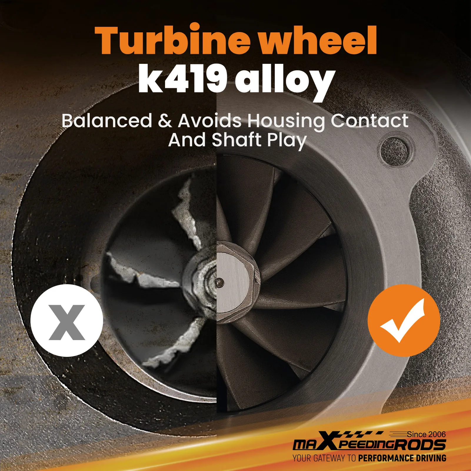 Turbocharger Billet Kiri untuk BMW 335i(E90/E91/E92/E93)(E82/E88) Mesin N54B30 3.0L 2006-2011 11657649290 11657593016