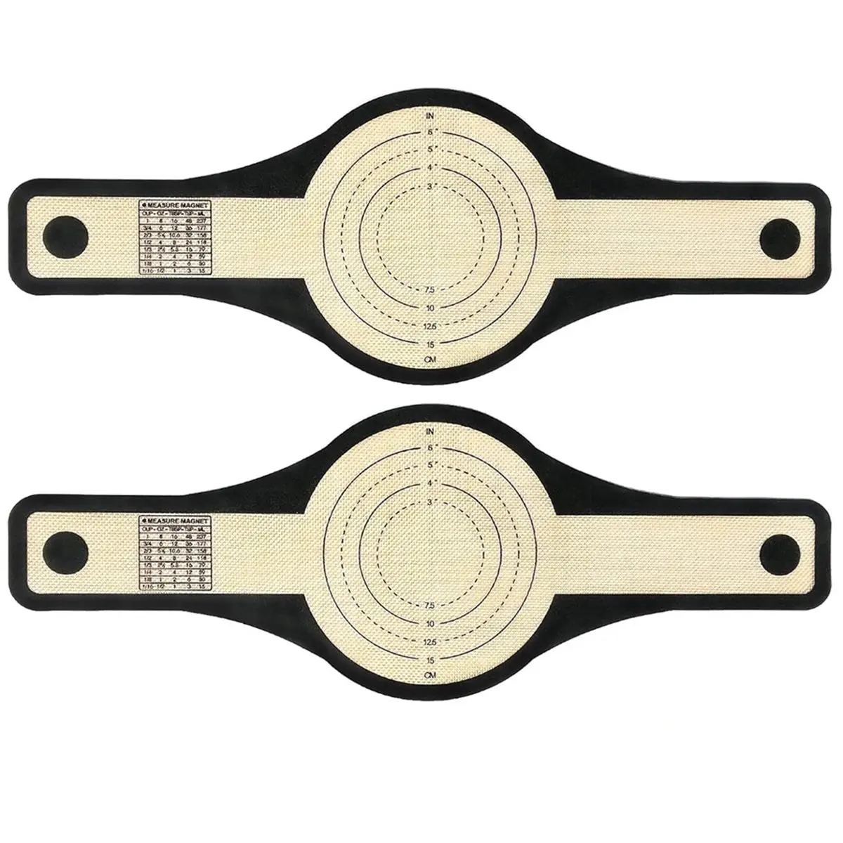 M10K 2-Pack Silicone Baking Mat for Dutch Oven, Round Bread Sling with Extended Handles for Sourdough