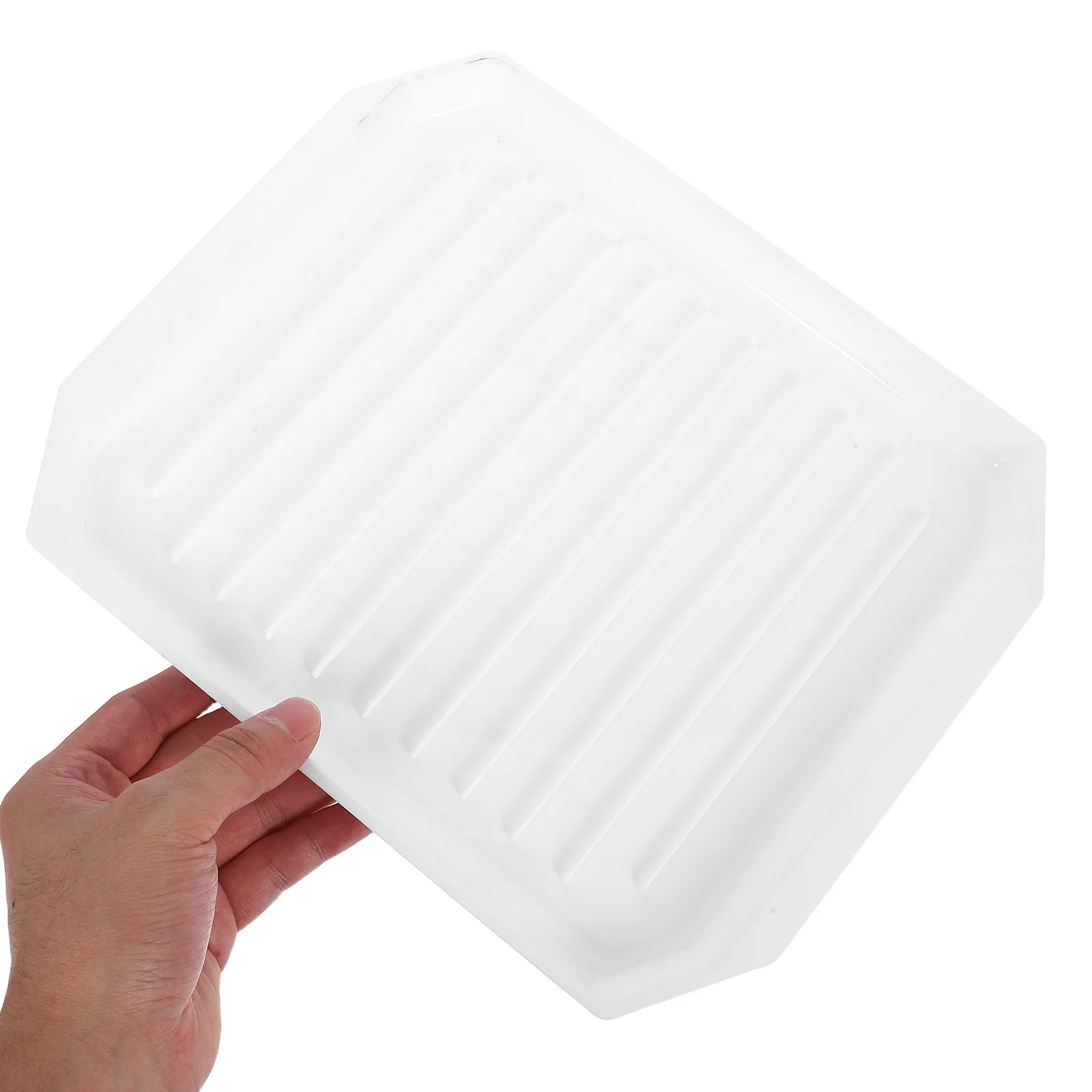 

3pcs Microwave Bacon Cooker Tray Baking Oven Pan For Home Restaurant Use Pp Material Gratin Roasted Meat Lasagna Brownies