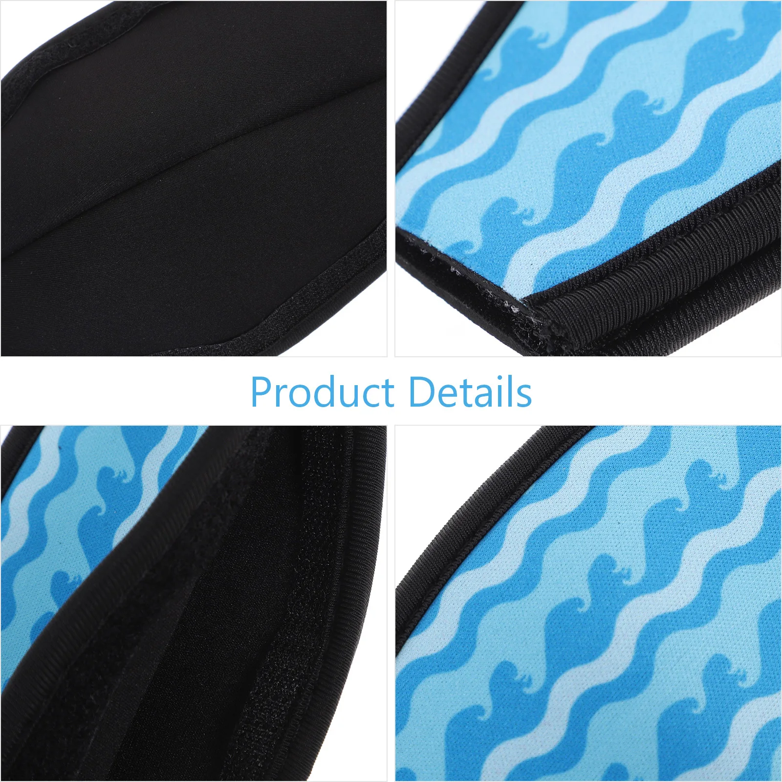 

Double-Layer Strap Cover Neoprene Diving Headband Soft Comfortable Durable Mask Strap Protector Swimming Equipment