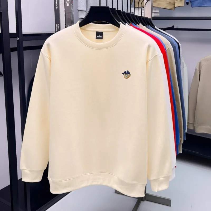 Hochwertiger neuer Trend: Herren-Sweatshirt mit Rundhalsausschnitt, leichte Luxusmarke, Herbst/Winter, weich, bequem, modisch, exquisite Stickerei, Pullover – Detail 25