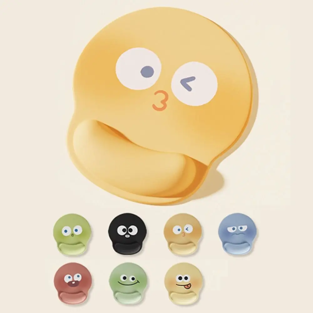 

Эргономичный коврик для мыши с героями мультфильмов, мягкий коврик для мыши с забавным принтом и запястьями, удобный удобный милый коврик для мыши с браслетом