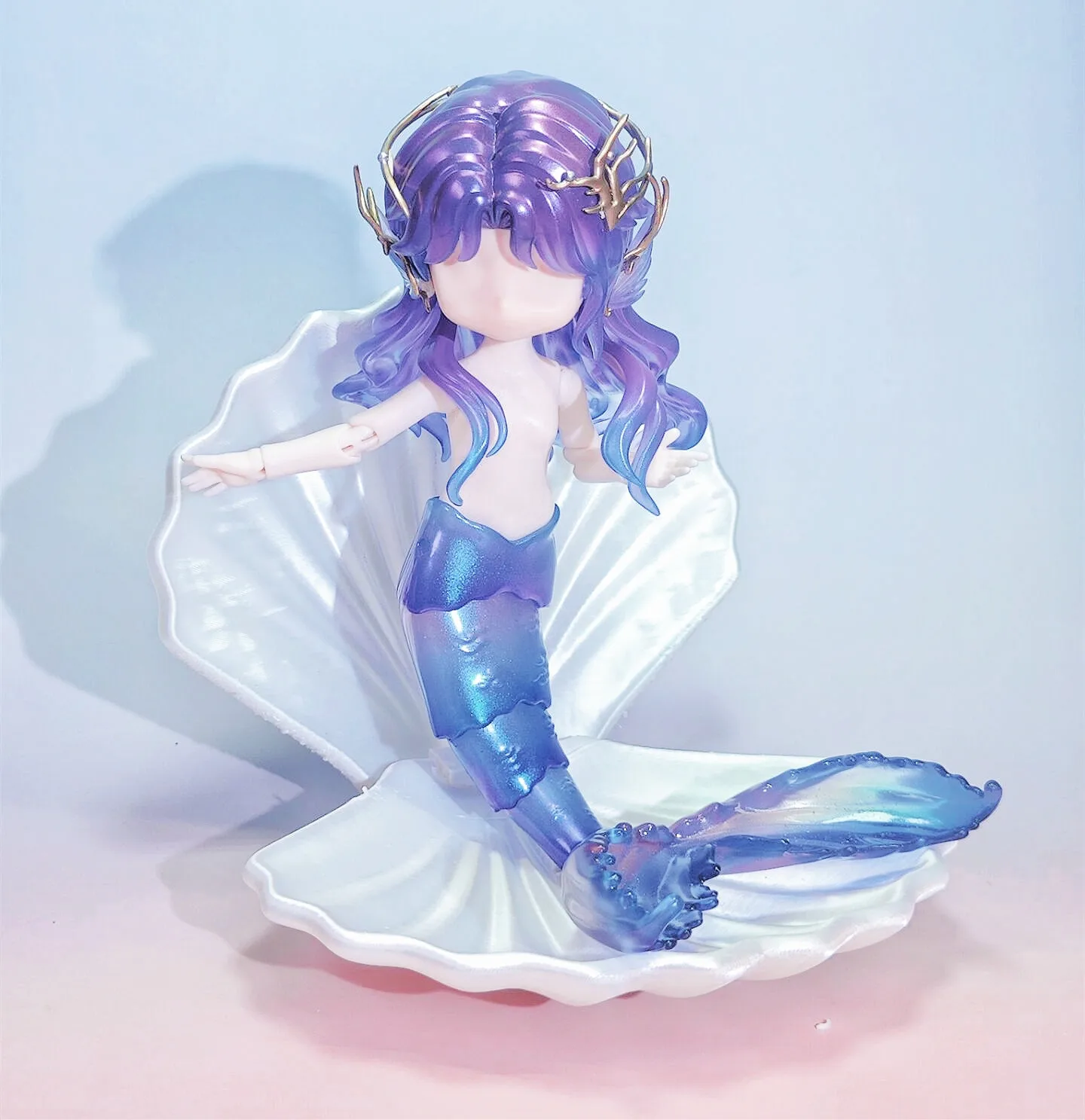 Liefde en Deepspace Rafayel Handgemaakte OB11 OB22 GSC Haar Afneembare Haar Shell Pruik Faceplates BJD Pop Accessoires Game Anime Speelgoed