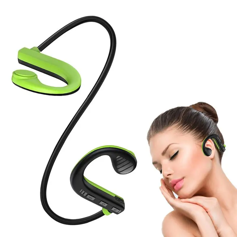 Air Conduction Earphones Noise Canceling Headphones With Air Conduction Conduction Wireless 5.2 Earphones Sweatproof For Running