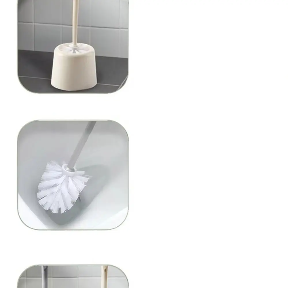 Premium Premium Toilet Brush With Holder Wall Mount Space Saving Deep Scrubbing Cleaning Tool For Home Bathroom Decor - Aliexpress Deal
