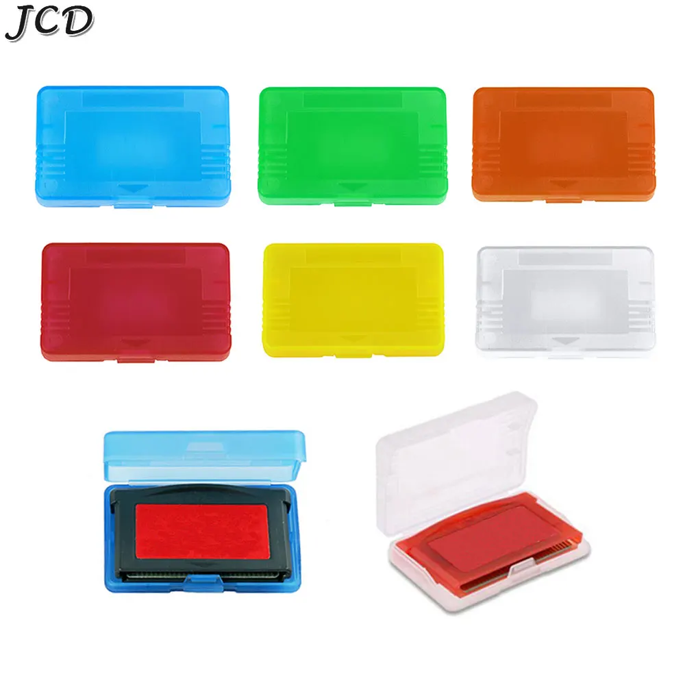 

JCD 6Colors For Gameboy Aavance GBA Plastic Game Cartridge Card Box Case For Game Boy GBA SP Protector Dust Cover