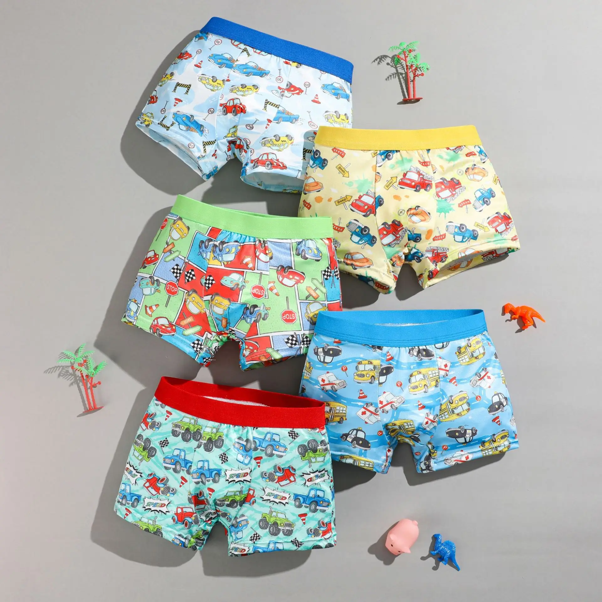 5pcs/lot Summer Boys Panties 2026 Cartoon Underwear for Kids Teenager Boxers Teenager Panties Toddler Underwear Baby Clothes