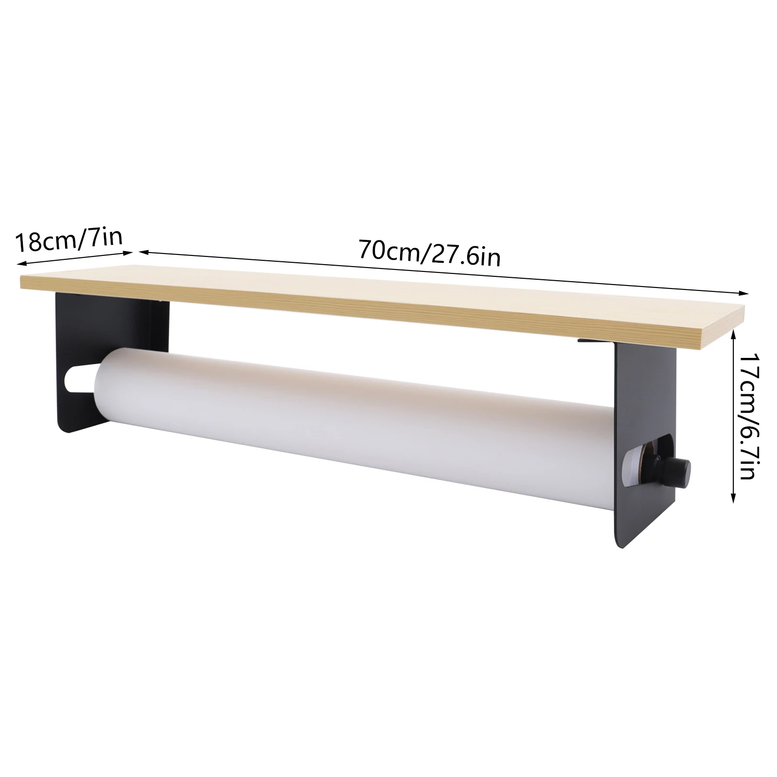 Wall Mounted Kraft Paper Dispenser and Cutter 24