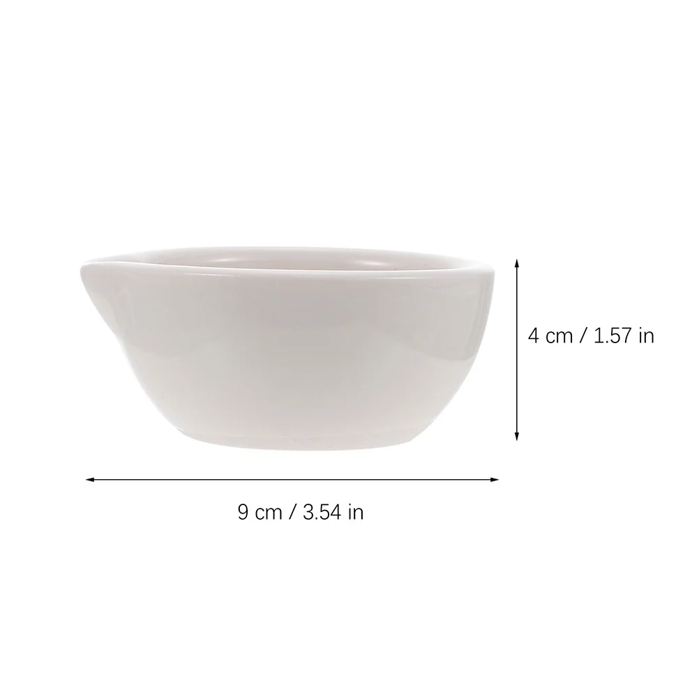

2Sets Household Grinding Bowl Ceramic Crush Pot for Spices Medicine Pills Seasoning Restaurant Kitchen Use Fine Workmanship
