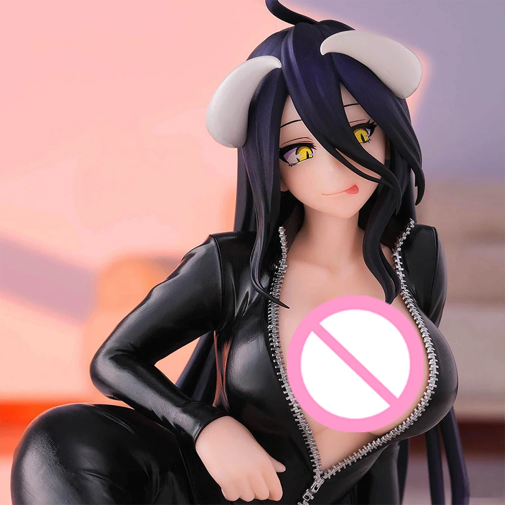 أنيمي الشكل ألبيدو الشكل ألبيدو الكذب عمل أرقام دمية بولي كلوريد الفينيل نموذج اللعب الكبار حلية جمع تمثال بنين بنات هدية 12 سنتيمتر #3