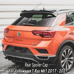 For Volkswagen T-Roc Mk1 2017 - 2021 MAXTON Style Car Spoiler Extension Rear Spoiler Cap Wing Car Rear Trunk Lid Wing Trim Kit